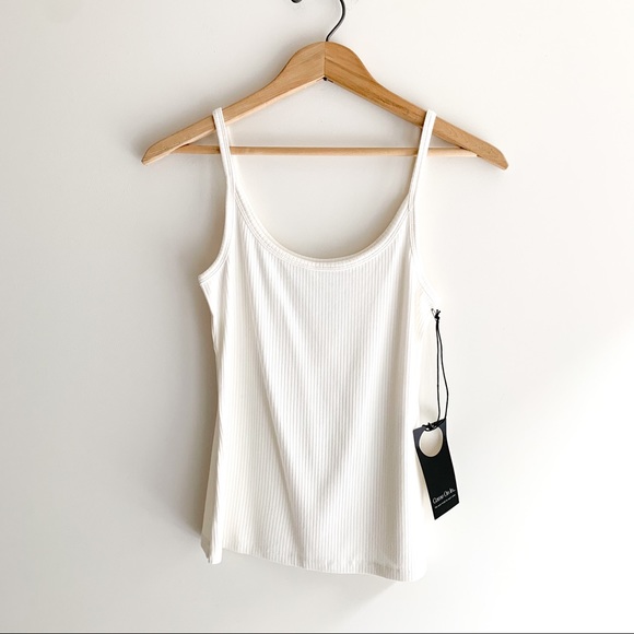 Revolve Privacy Please Aster Tank Top Ivory Size M NWT - Picture 5 of 11